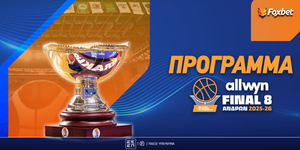 Final 8 Κύπελλο Μπάσκετ Allwyn Πρόγραμμα: Δεσπόζουν τα ντέρμπι στα προημιτελικά