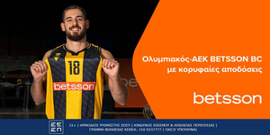 Ολυμπιακός-ΑΕΚ BETSSON BC με κορυφαίες αποδόσεις στην Betsson..jpg