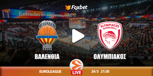 Βαλένθια - Ολυμπιακός κανάλι ▶️ Που μπορώ να το δω