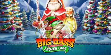 Big Bass Christmas Frozen Lake