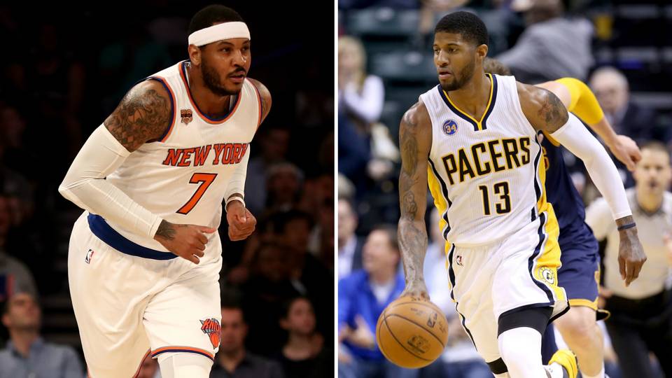 carmelo- anthony & paul george 30/6/2017