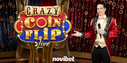 Crazy Coin Flip: Συναρπαστικό παιχνίδι στο live καζίνο της Novibet