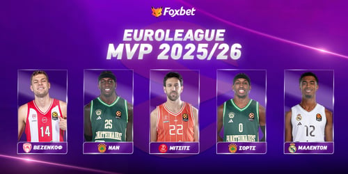 Euroleague MVP Αποδόσεις: Το «γνωστό» δίδυμο για το βραβείο