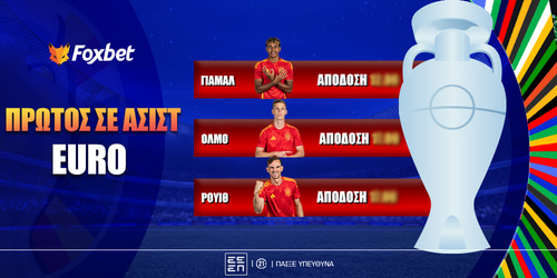 Πρώτος σε ασίστ Euro 24: Στην κορυφή και στην ιστορία ο Γιαμάλ